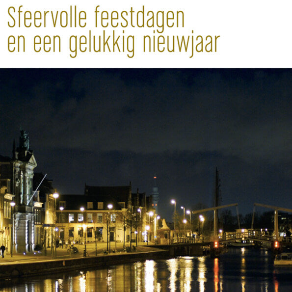 Haarlemse Kerstkaart met het Spaarne