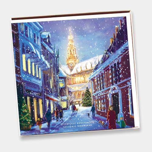 Kerstkaarten Haarlem romantisch (6ex)
