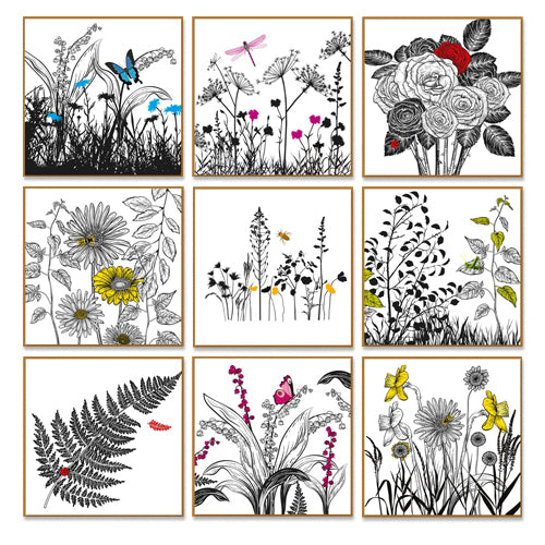 Bloemenkaarten, kunstkaarten, van Fiori