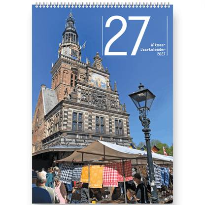 Kalender Alkmaar 2027, jaarkalender 2027 Alkmaar, A3-formaat