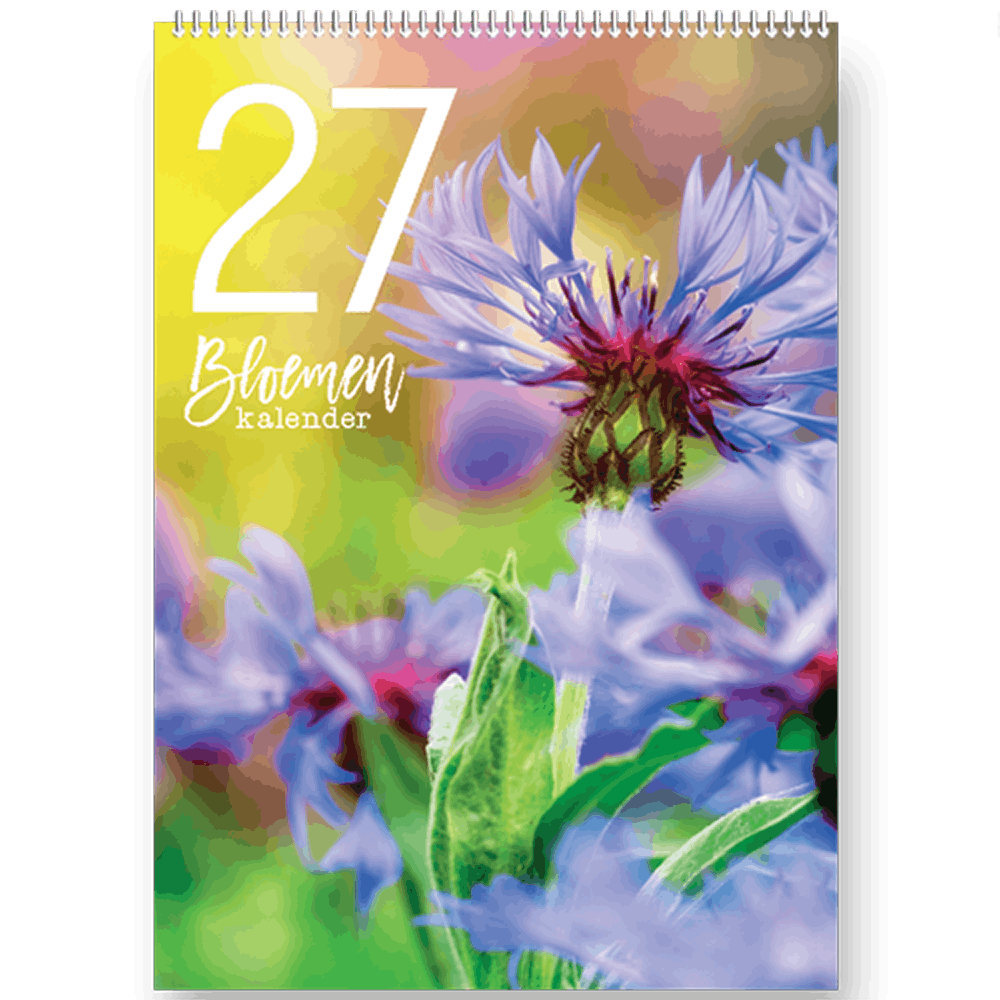 Wandkalender 2027 bloemen, A3 formaat