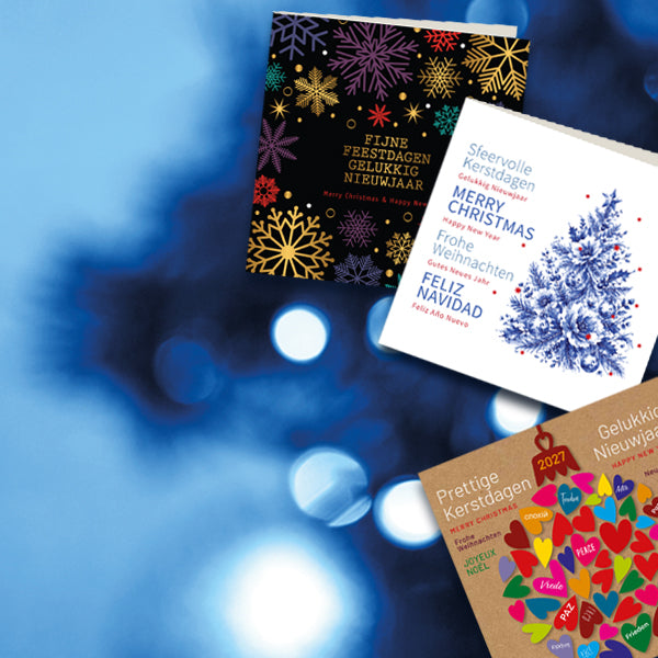 Luxe kerstkaarten 2027 De Kaartenmakers collectie