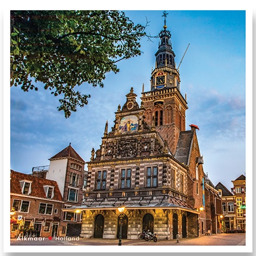 Postkaarten Alkmaar, Waag met rijke versierde gevel