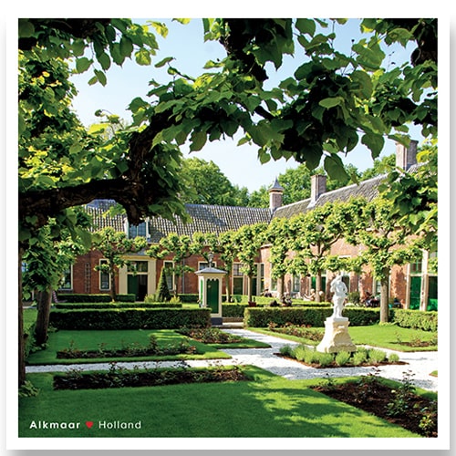 Postkaart Alkmaar, Wildemanshofje 