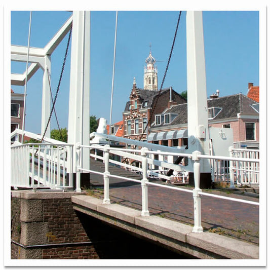 Ansichtkaart Haarlem Gravenstenenbrug in full colour