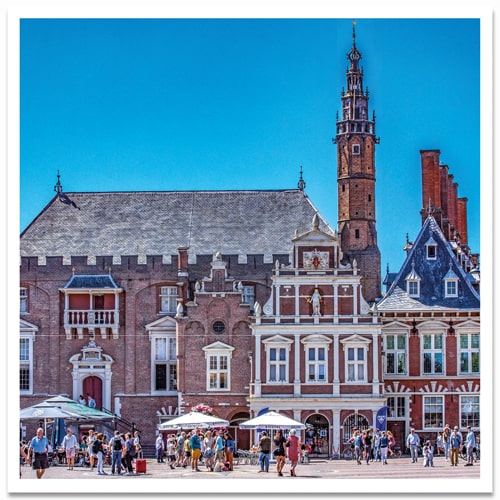 Postkaart Haarlem, Haarlems Stadhuis Grote Markt