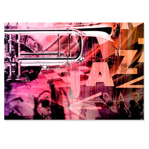 Kunstkaart Jazz, groot formaat