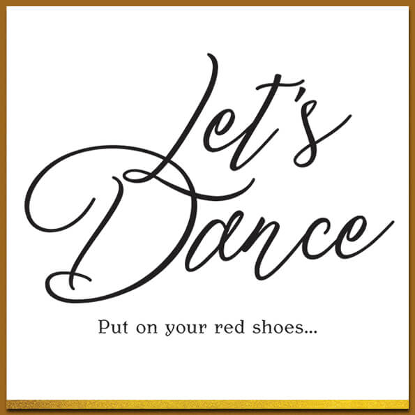 Kaart zwart wit, Let's Dance