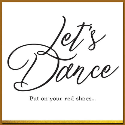Kaart zwart wit, Let's Dance