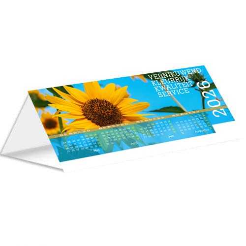 Bureaukalender Bloemen 2025, in envelop te versturen