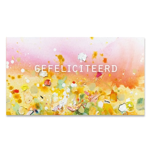 Cadeau envelop geld, gefeliciteerd van iets Fraais