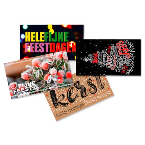 cadeau enveloppen kerst, voordeel set van 4