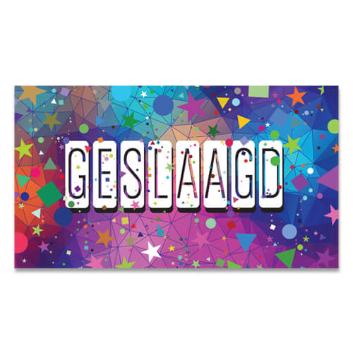 cadeau envelop geld geslaagd