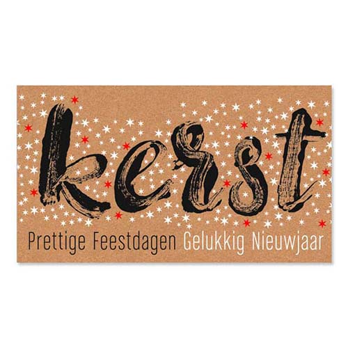 cadeau envelop kerst op geschilderde kerstwens