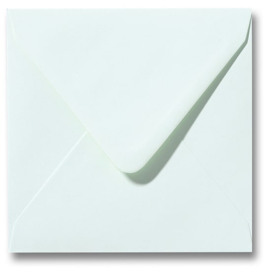 Envelop 14 x 14 cm, lichtgroen, mintgroen