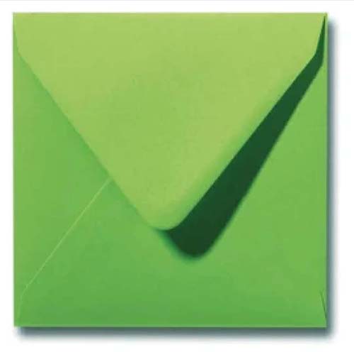 Groene enveloppen 16 x 16 cm