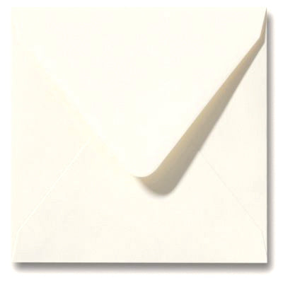 Envelop ivoor 16 x 16 cm, zware kwaliteit