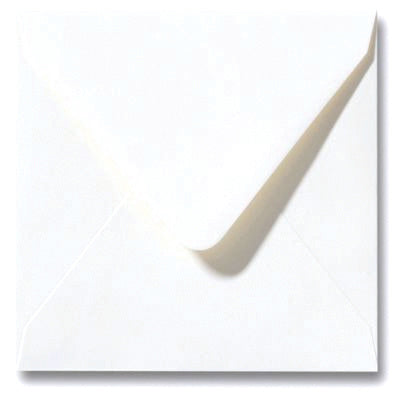 envelop wit vierkant 16 x 16 cm