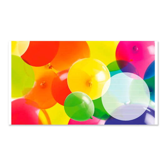 Geld-kado-envelop met ballonen