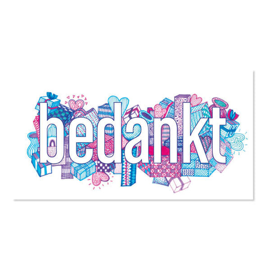 Geld kado envelop Bedankt