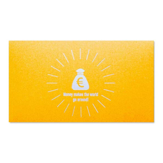 Geld envelop Money, goudkleur en zilver