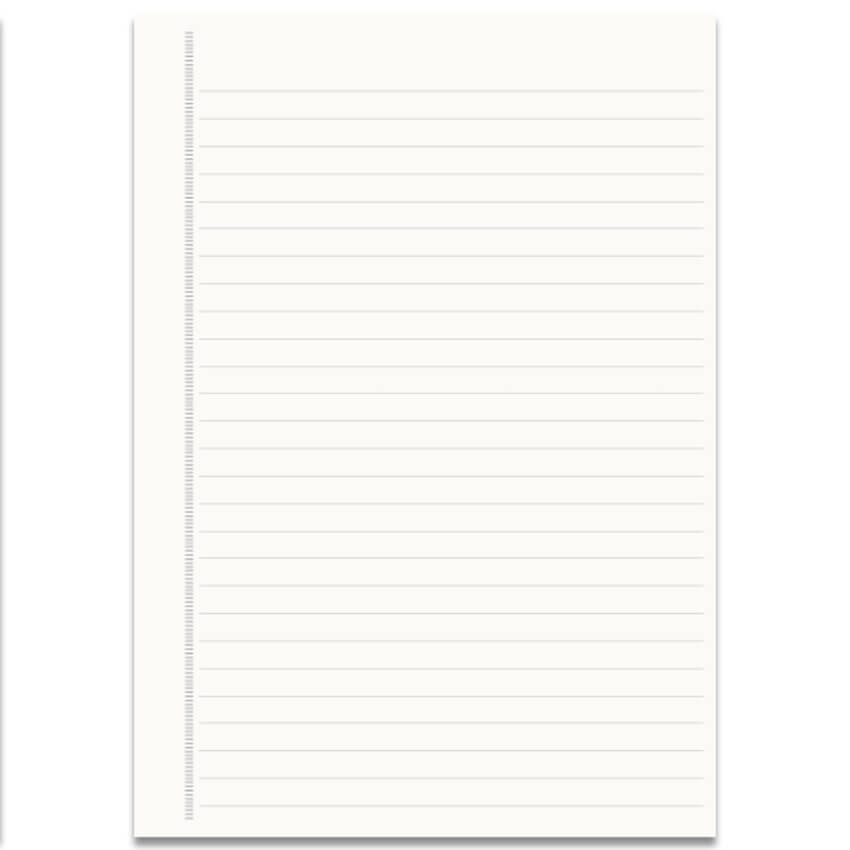Pagina met lijntjes