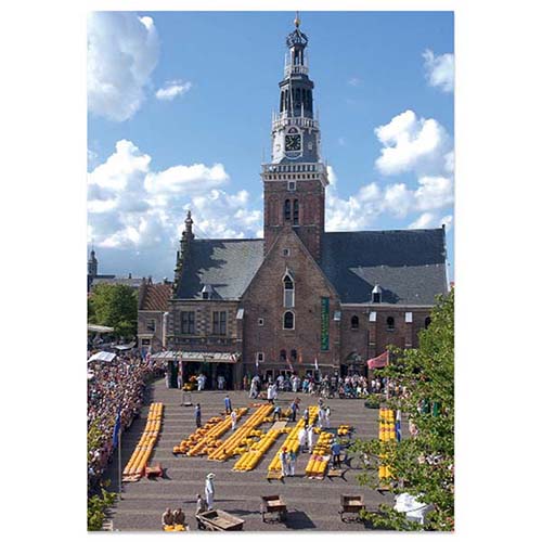 Kaart Alkmaar Kaasmarkt en Waag