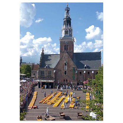 Kaart Alkmaar Kaasmarkt en Waag