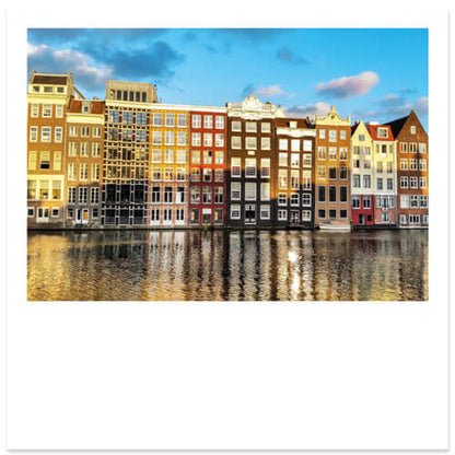 Kaart Amsterdam, grachtenpanden