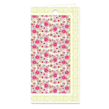kadokaartje bloemen pastel, set van 3