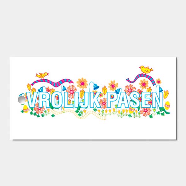 kadokaartjes Vrolijke Pasen, set van 3