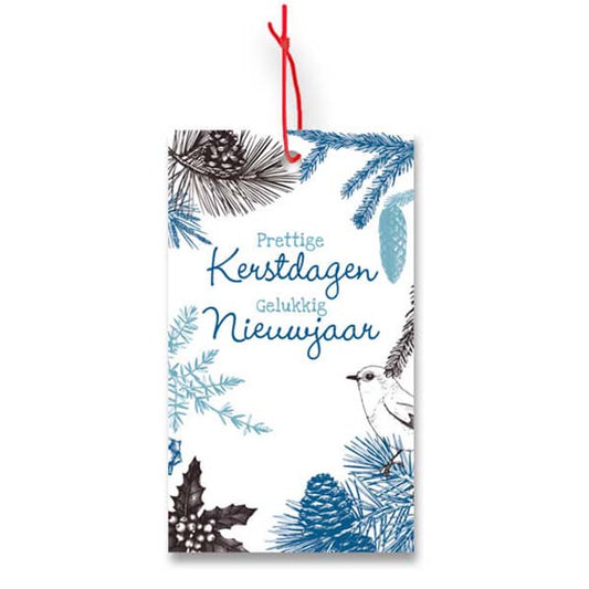 kadolabel voor aan kerstcadeautjes kersttakken