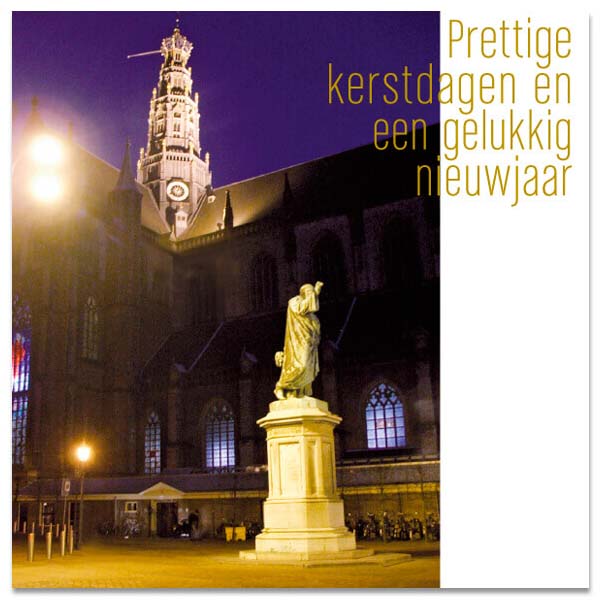 Kerstkaarten Haarlem Beeld Coster