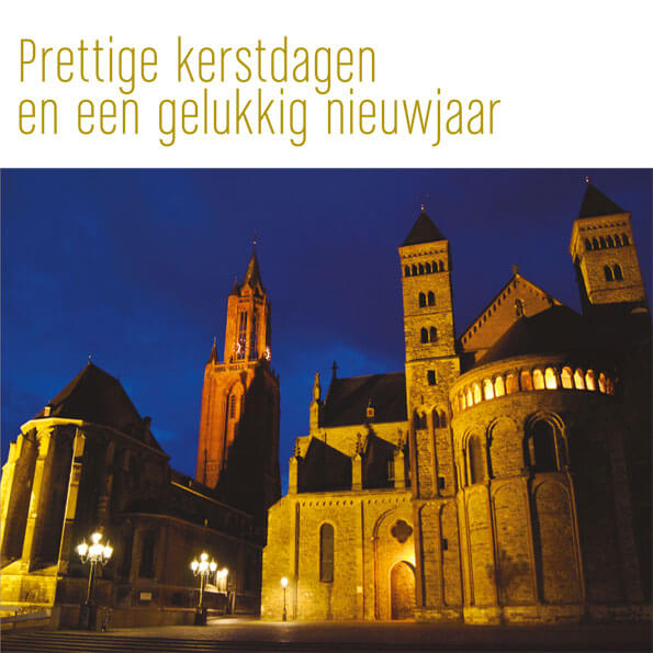 Maastrichtse kerstkaart Sint Servaas Basiliek Maastricht