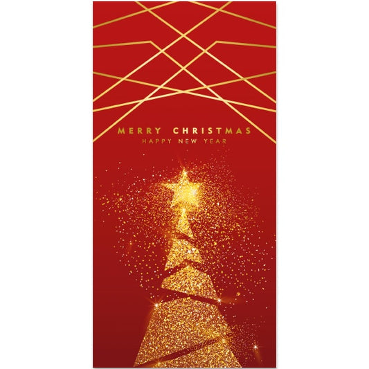 Kerstkaart Merry christmas Happy new year