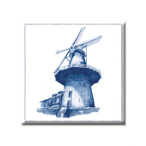 Magneet Gouda, molen de Roode Leeuw