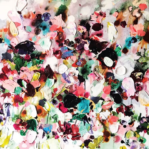 wenskaart schilderkunst Iets Fraais van Martine de Ruiter (Flowerboost)