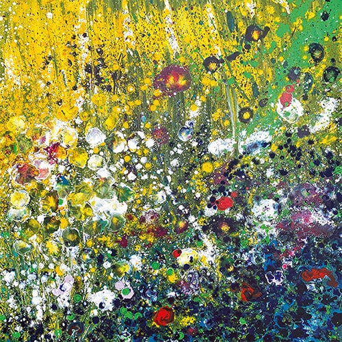 Verjaardagskaart bloemenpracht