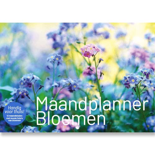 Maandplanner Bloemen A3