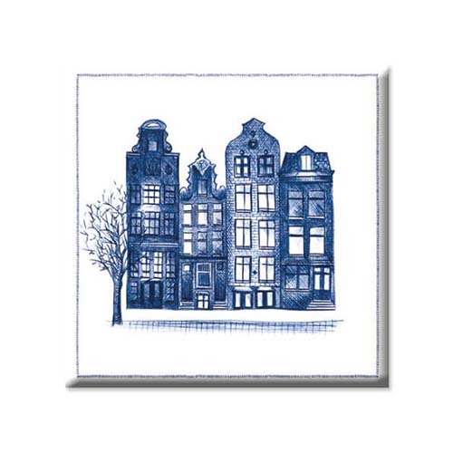 Magneetje Amsterdamse grachtenpanden