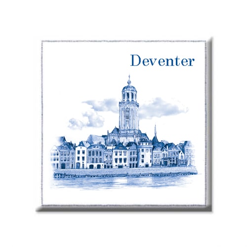 Magneetje Deventer skyline