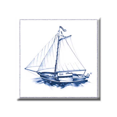 Magneet Zeilboot, zeilen