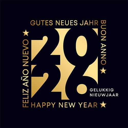 Nieuwjaarskaart techniek kerstboom, technisch bedrijf