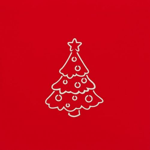 Pop up kerstkaart rood