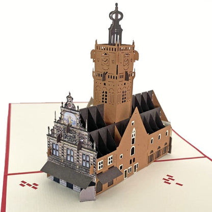 Pop Up wenskaart Alkmaar Waag