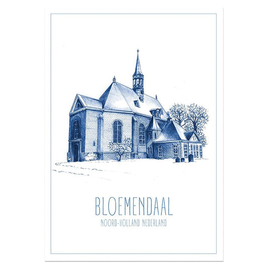 A4 poster Bloemendaal