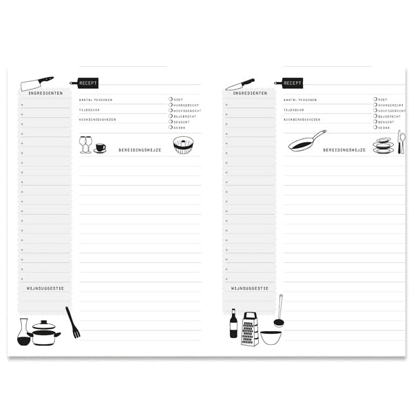 leuk Receptschrift binnenwerk