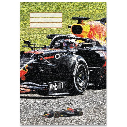 Schrift A5 gelinieerd Red Bull Formule 1