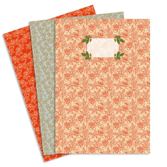 Schriften Set A5 lijn Rozen