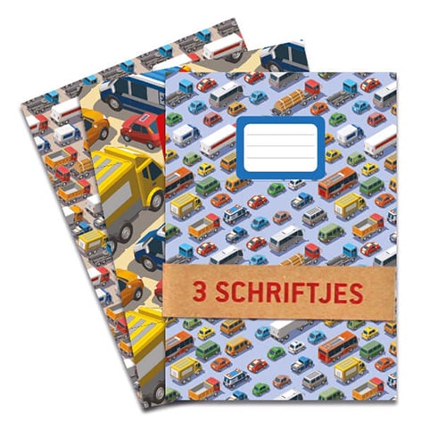 Schriften A5 lijn, Auto's en vrachtwagens, 3ex